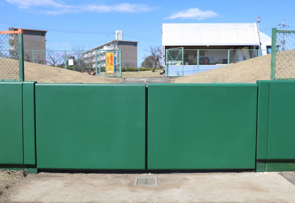 野球場ユニット式防護マット ラテリアPU 千葉県成田市野球場